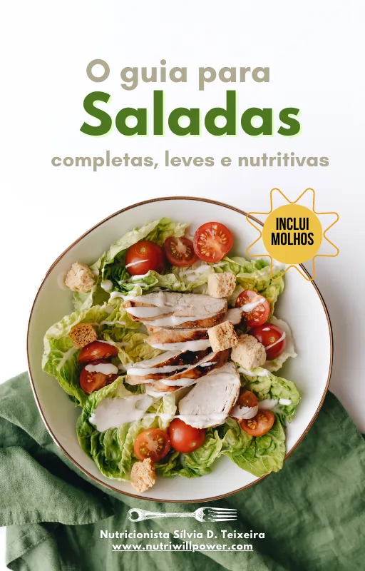 Capa ebook O guia para Saladas completas leves e nutritivas